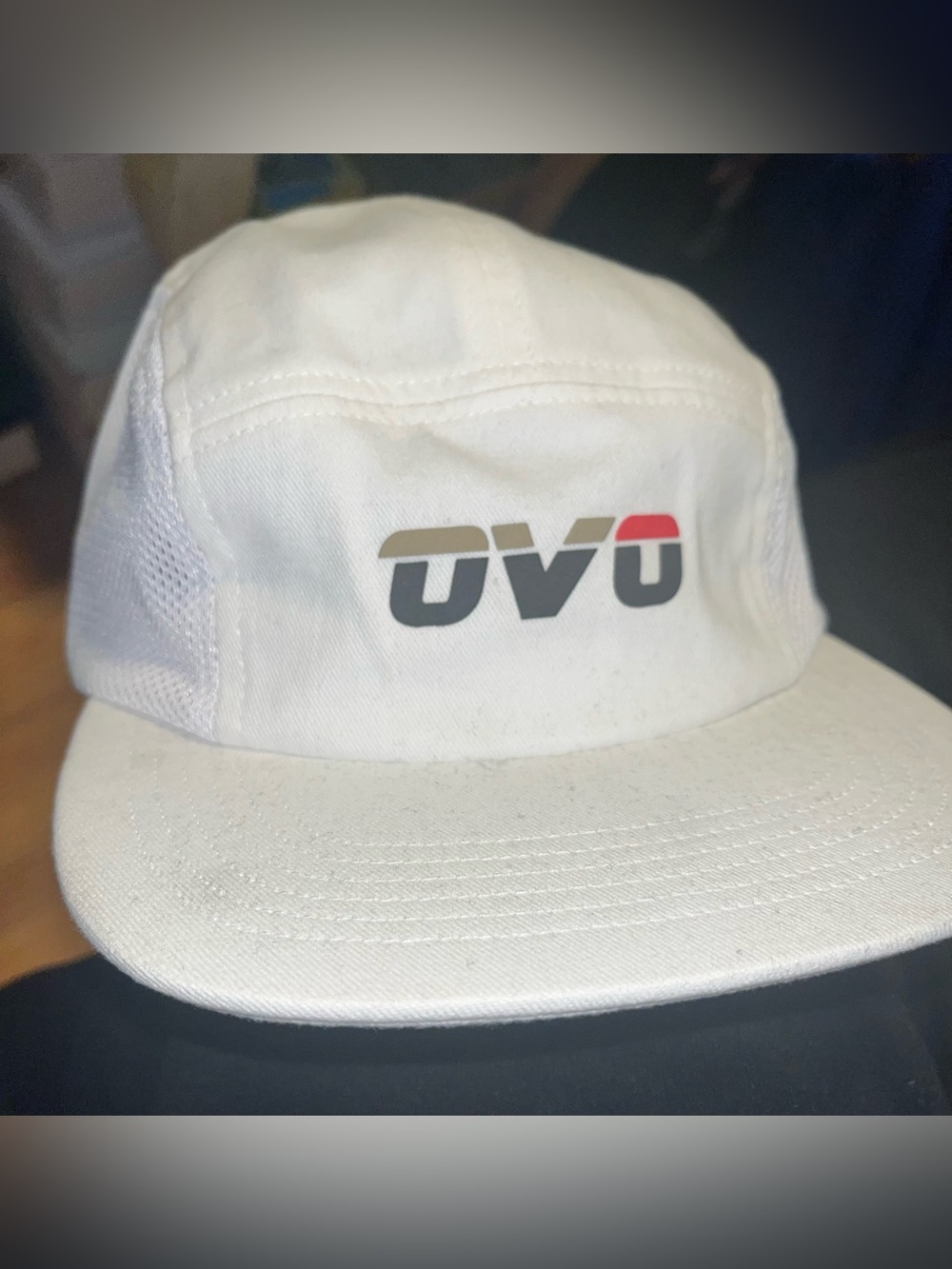 Brand New OVO White Runner Cap October's Very Own 5 Panel Logo Hat DRAKE